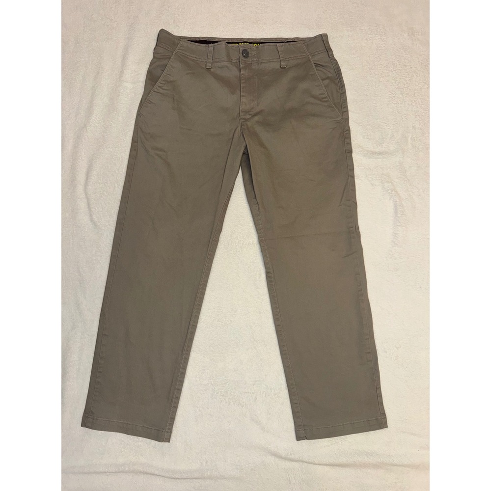 Lee Extreme Comfort Straight Fit Pants Mens 34x29 Khaki Chino Performance Series